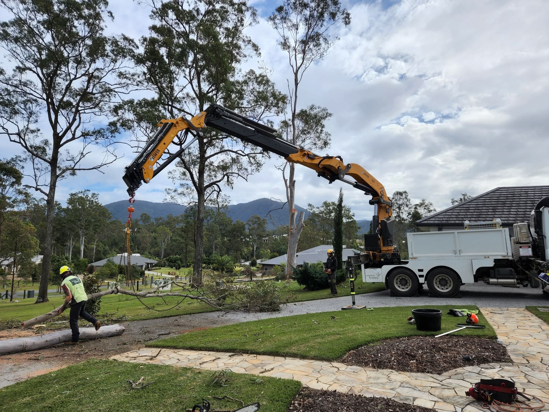 Loader working on site